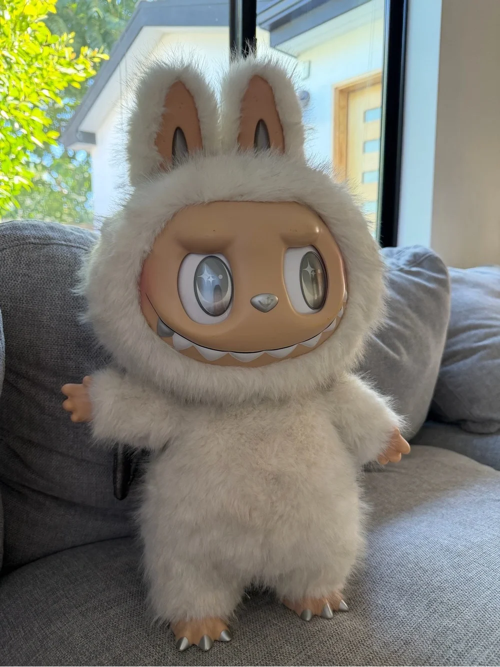 Plush White Bunny Monster Collectible Plush Toy